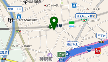 ローソン 神泉駅前店の地図画像