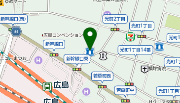 ローソン 広島光町店の地図画像