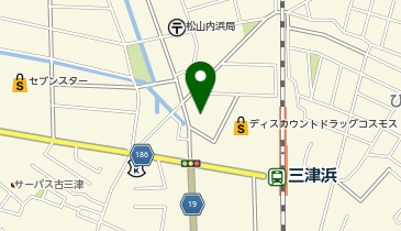 ローソン 松山会津店の地図画像