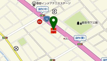 ローソン さいたま16号深作店の地図画像