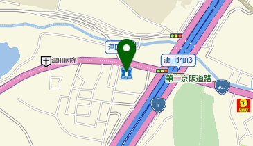ローソン 枚方津田東町三丁目店の地図画像