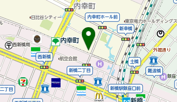 ローソン 内幸町一丁目店の地図画像