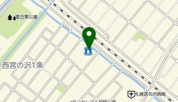 ローソン 札幌西宮の沢1条店の地図画像