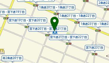 ローソン 旭川宮下通二十一丁目店の地図画像