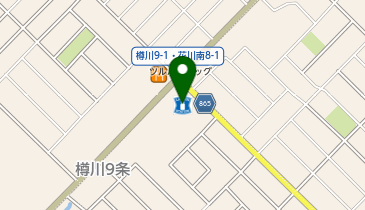 ローソン 石狩花川南9条店の地図画像