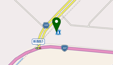 ローソン 石狩新港西三丁目店の地図画像