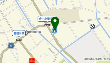 ローソン 諏訪豊田小川店の地図画像