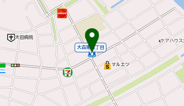 ローソン 大森東五丁目店の地図画像