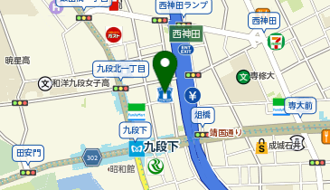 ローソン 九段北一丁目店の地図画像