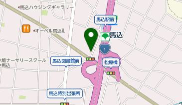 ローソン 北馬込松原橋店の地図画像