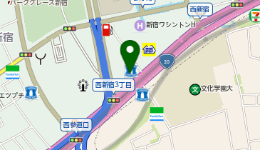 ローソン 京王プレッソイン新宿店の地図画像