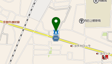 ローソン 向日市上植野店の地図画像