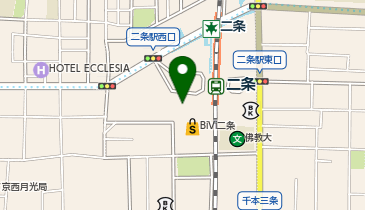 ローソン BiVi京都二条店の地図画像