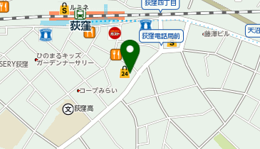 ナチュラルローソン NL荻窪五丁目店の地図画像