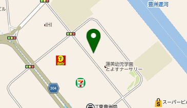 ナチュラルローソン NL豊洲三丁目店の地図画像