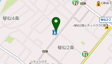 ローソン 札幌琴似3条店の地図画像