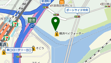 ナチュラルローソン NL横浜ベイクォーター店の地図画像