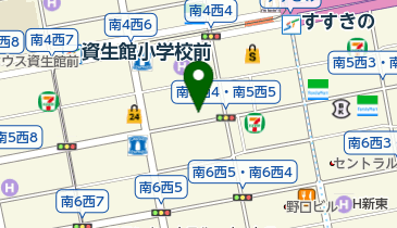 ローソン 札幌南5条西五丁目店の地図画像