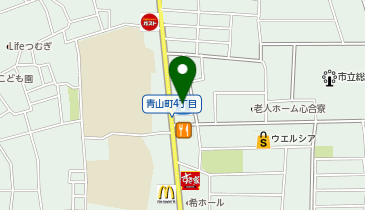 ローソン 八尾青山店の地図画像