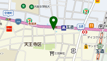 ローソン 空堀町店の地図画像