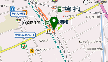 ローソン マーレ武蔵浦和店の地図画像