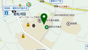 ナチュラルローソン NL東京女子医大病院店の地図画像