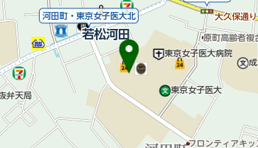 ナチュラルローソン NL東京女子医大西病棟店の地図画像