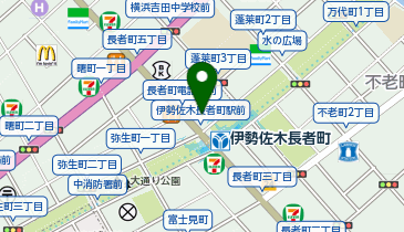 ローソン 横浜伊勢佐木町ワシントンホテル店の地図画像