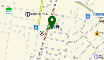 ローソン 浜野駅東口店の地図画像