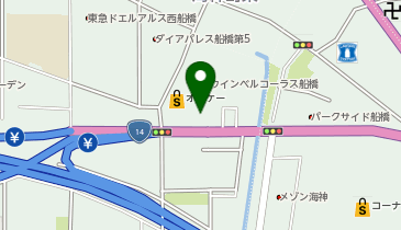 ローソン 船橋インター店の地図画像