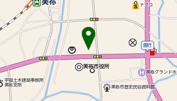 ローソン 美祢市役所前店の地図画像