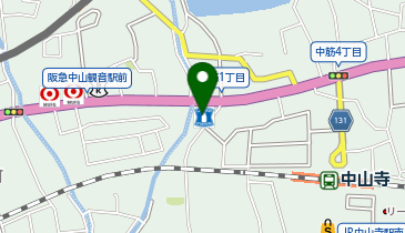 ローソン 宝塚中筋四丁目店の地図画像