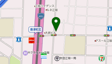 ローソン 江坂東店の地図画像