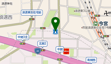 ローソン 北開二丁目店の地図画像