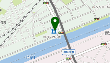 ローソン 西九条二丁目店の地図画像