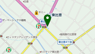 ローソン 博多東比恵三丁目店の地図画像