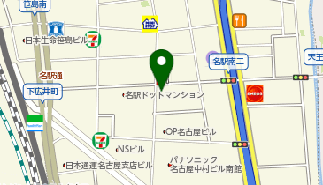 ローソン 名駅南二丁目店の地図画像