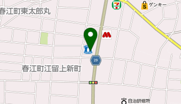 ローソン 春江江留店の地図画像