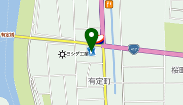 ローソン 鯖江有定町店の地図画像