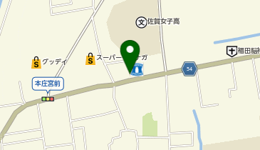 ローソン 佐賀大学通り店の地図画像