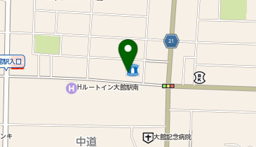 ローソン 大館御成町二丁目店の地図画像