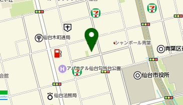 ローソン 仙台二日町中央店の地図画像