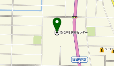 ローソン 能代厚生医療センター店の地図画像
