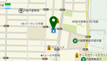 ローソン 平野南四丁目店の地図画像