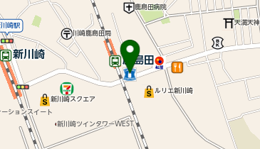 ローソン 鹿島田駅東口店の地図画像