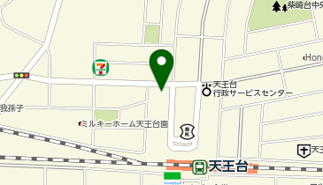 ローソン 天王台駅前通店の地図画像