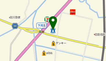 ローソン 福井下河北町店の地図画像