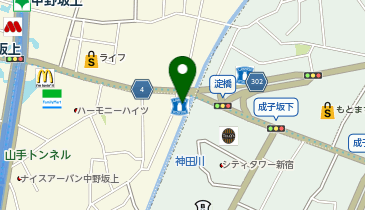 ローソン H中野本町一丁目東店の地図画像