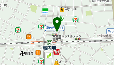 ローソン 高円寺駅前店の地図画像