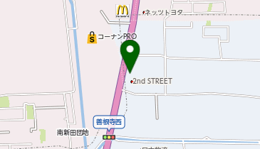 ローソン 外環東大阪善根寺店の地図画像